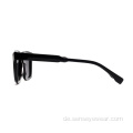 Modedesign Acetat Frames UV400 Polarisierte Sonnenbrille